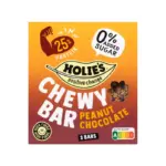 Holie's chewy bar peanut chocolate