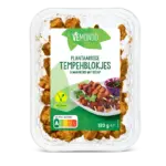 Vemondo plantaardige tempeh blokjes gemarineerd met ketjap