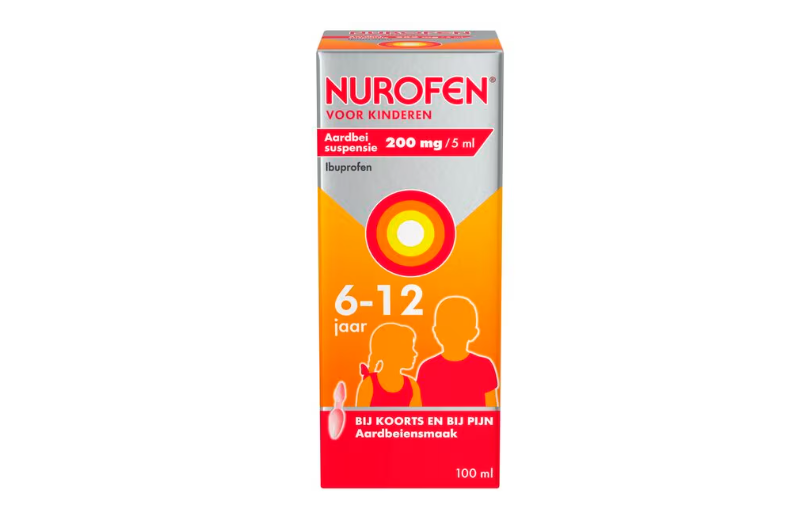Nurofen Ibuprofen Kinderen bij koorts en bij pijn 6-12 jaar