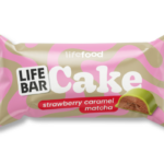 Lifefood lifebar cake aardbei karamel matcha