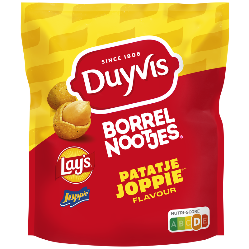 Duyvis borrelnootjes lay's patatje joppie