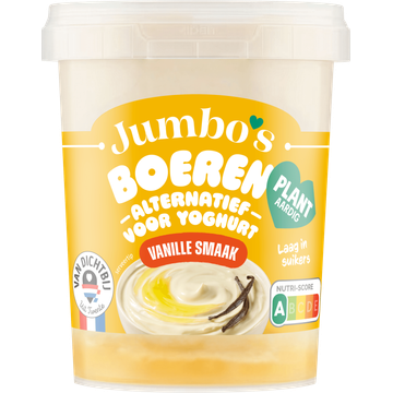 Jumbo's boeren alternatief voor yoghurt vanille