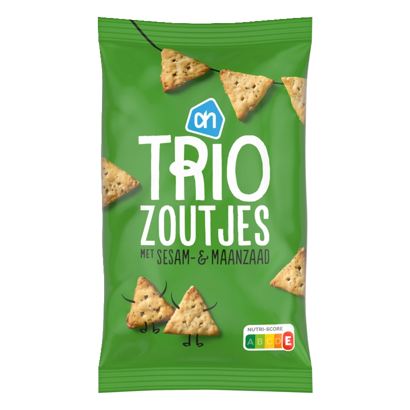 AH trio zoutjes sesam- & maanzaad