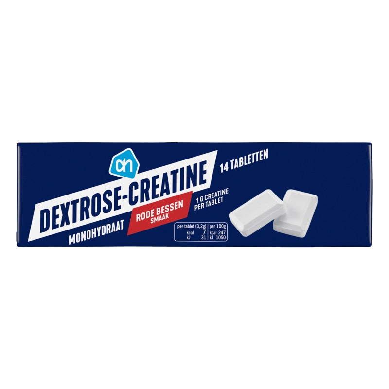 AH dextrose-creatine tabletten rode bessen