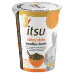 Itsu satay style noodles & broth cup