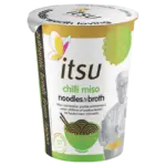 Itsu chili miso noodles & broth cup