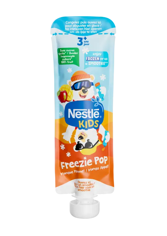 Nestlé Kids freezie pop mango appel 3+ jaar