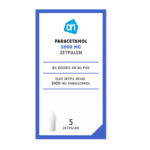 AH paracetamol 1000 mg zetpillen