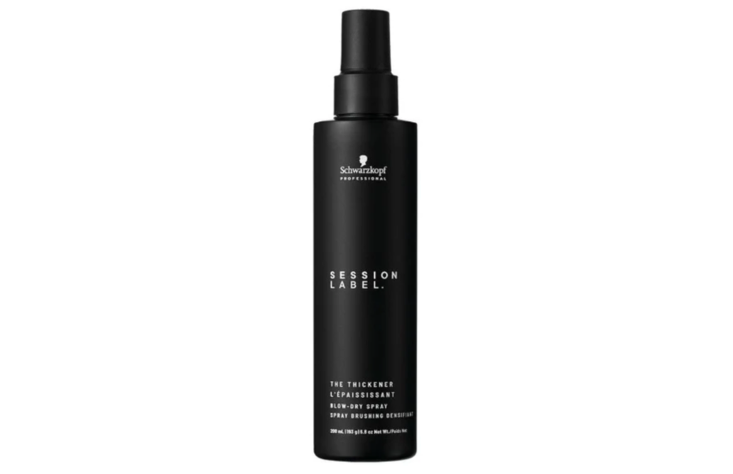 Schwarzkopf Session Label The Thickener Blow Dry Spray