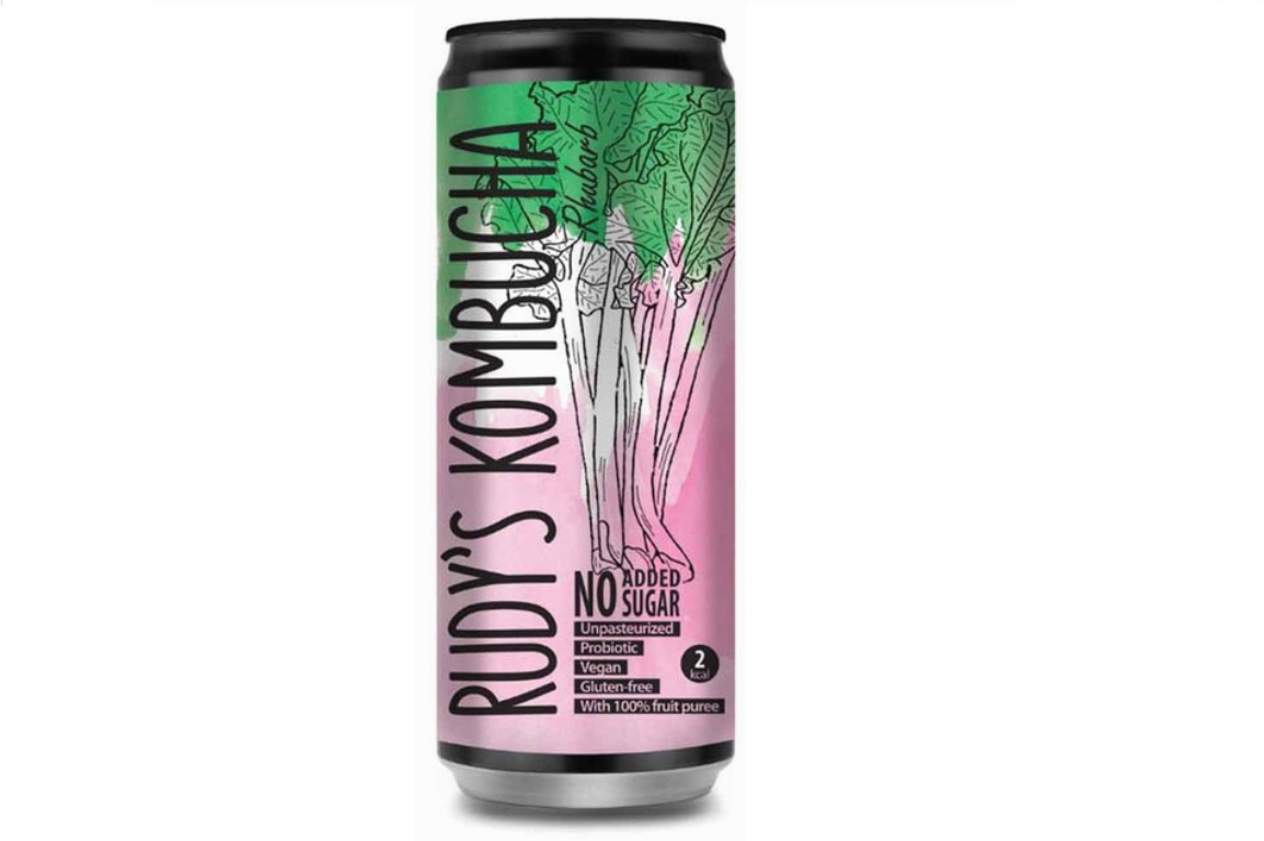 Rudy's Kombucha Rabarber