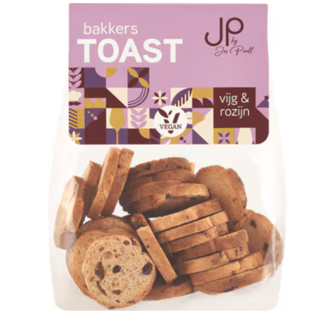 JP Bakkers toast vijg & rozijn