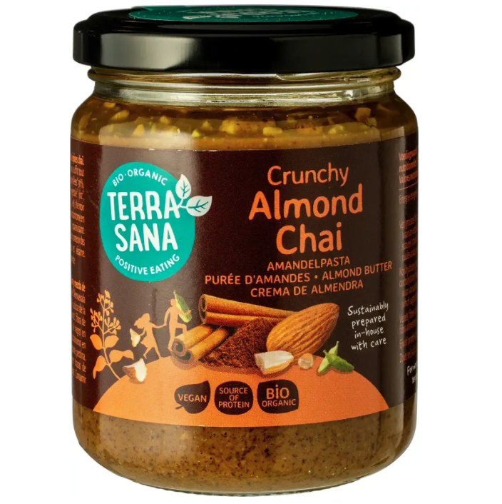 TerraSana crunchy amandelpasta chai