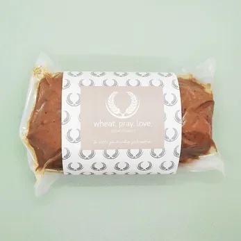 Wheat. Pray. Love. seitan smokey blok