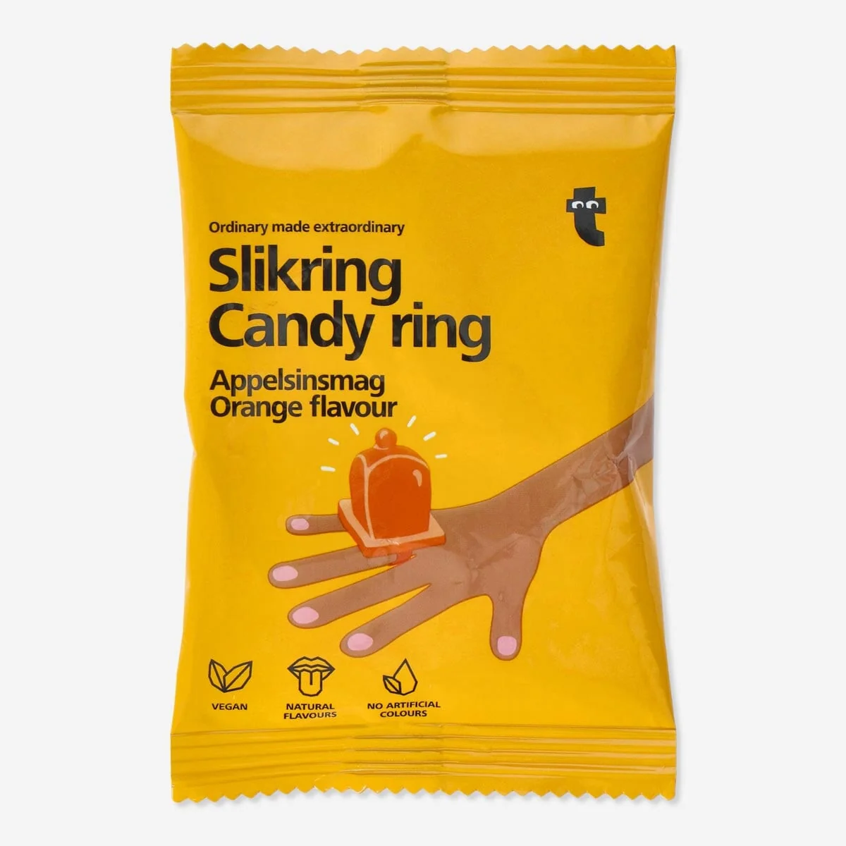 Flying Tiger snoepring met sinaasappelsmaak