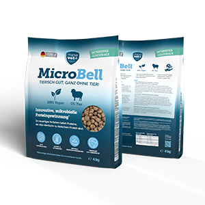 MicroBell volwassen vegan hondenbrokken microbieel hypoallergeen