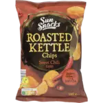 Sun Snacks roasted kettle chips sweet chili taste