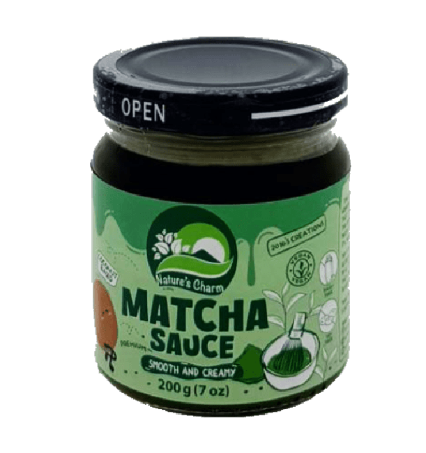 Nature's Charm coconut matcha sauce