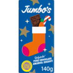 Jumbo's belgische pure chocolade amandel zeezout chocoladeletter