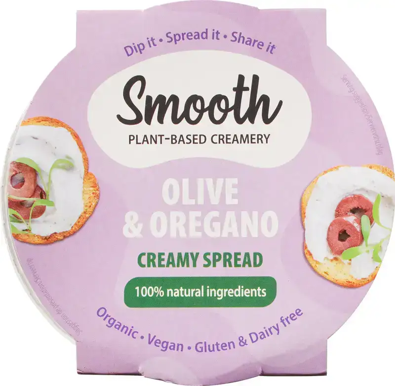 Smooth creamy cashewnoten spread olijf oregano