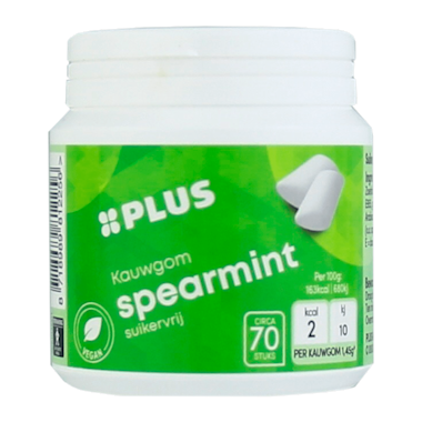 Plus kauwgom spearmint