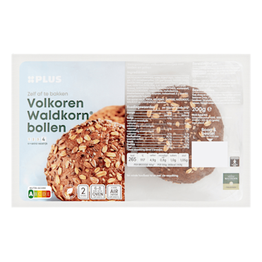 Plus volkoren waldkornbollen
