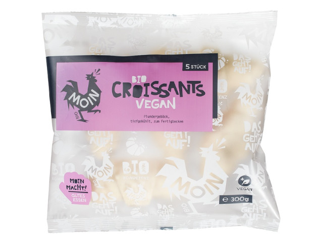 Moin bio vegan croissants uit de vriezer
