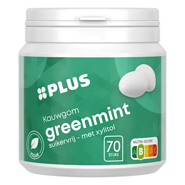 Plus kauwgom greenmint