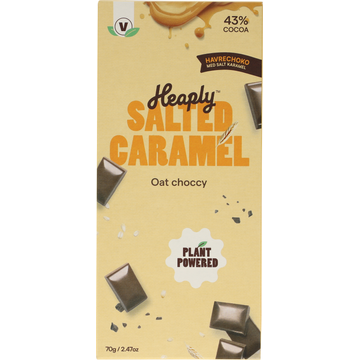 Heaply glutenvrije haver chocoladereep salted caramel