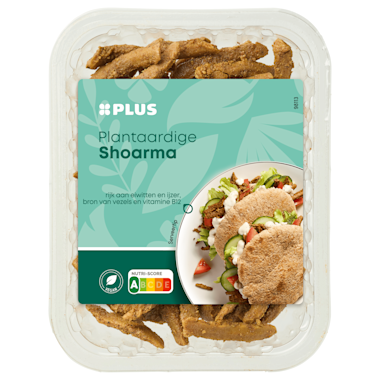 Plus plantaardige shoarma