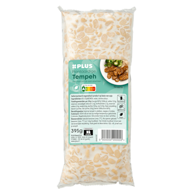 Plus plantaardige tempeh blok