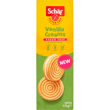 Schär vanilla creams koekjes suikervrij