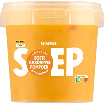 Jumbo verse soep zoete aardappel pompoen