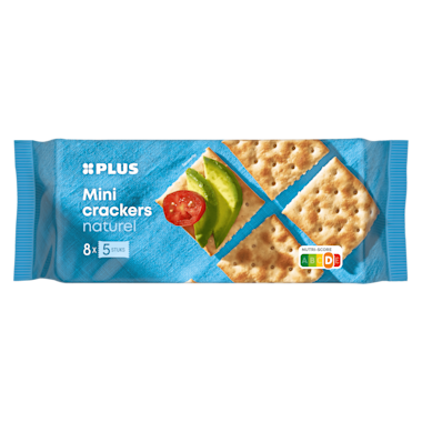 Plus mini crackers naturel