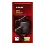 Plus chocoladereep 85% puur fairtrade