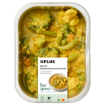 Plus kerrie bloemkool en broccoli