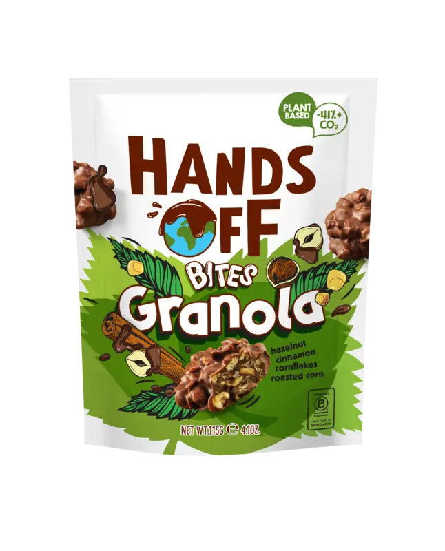 Hands Off bites granola