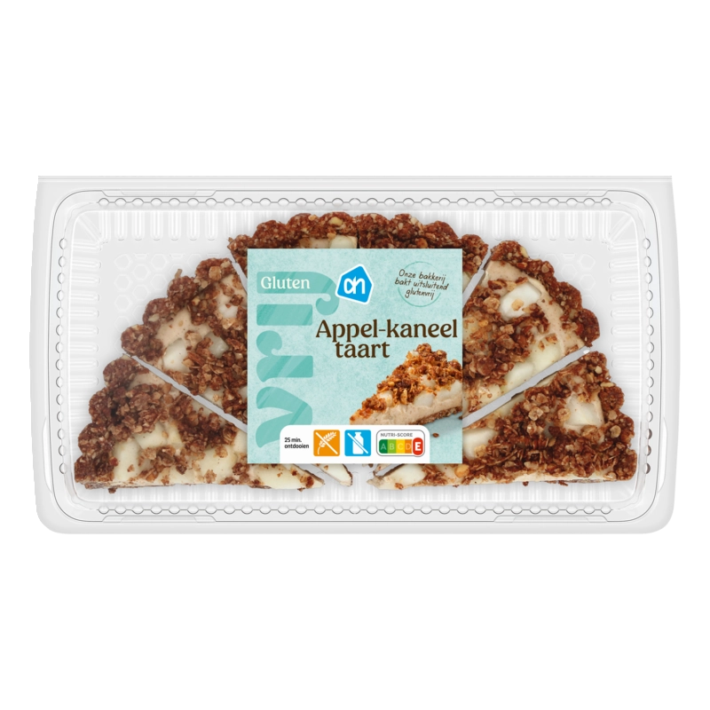 AH glutenvrij appel-kaneel taart