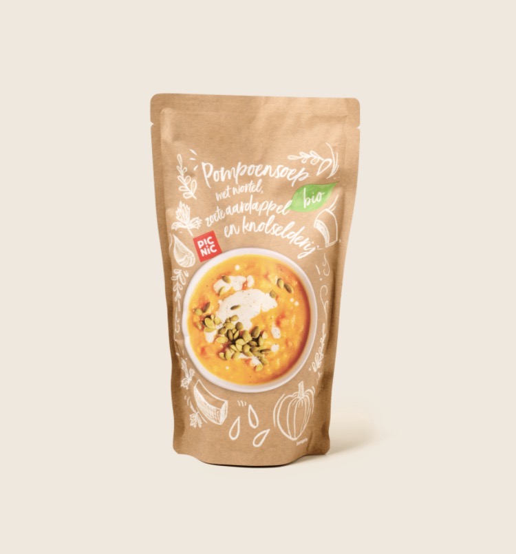 Picnic bio vegan pompoensoep