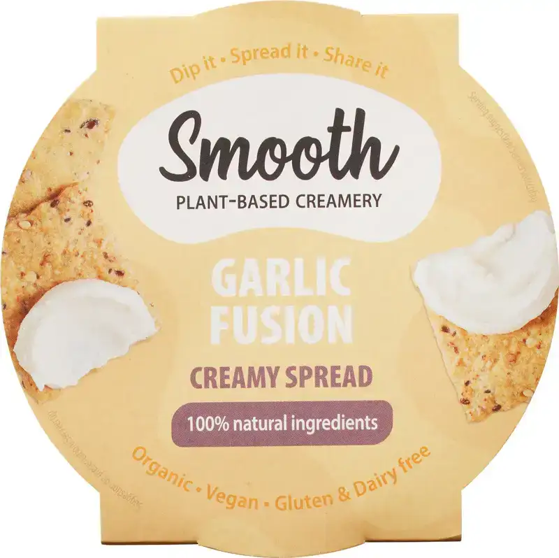 Smooth creamy cashewnoten spread knoflook garlic fusion