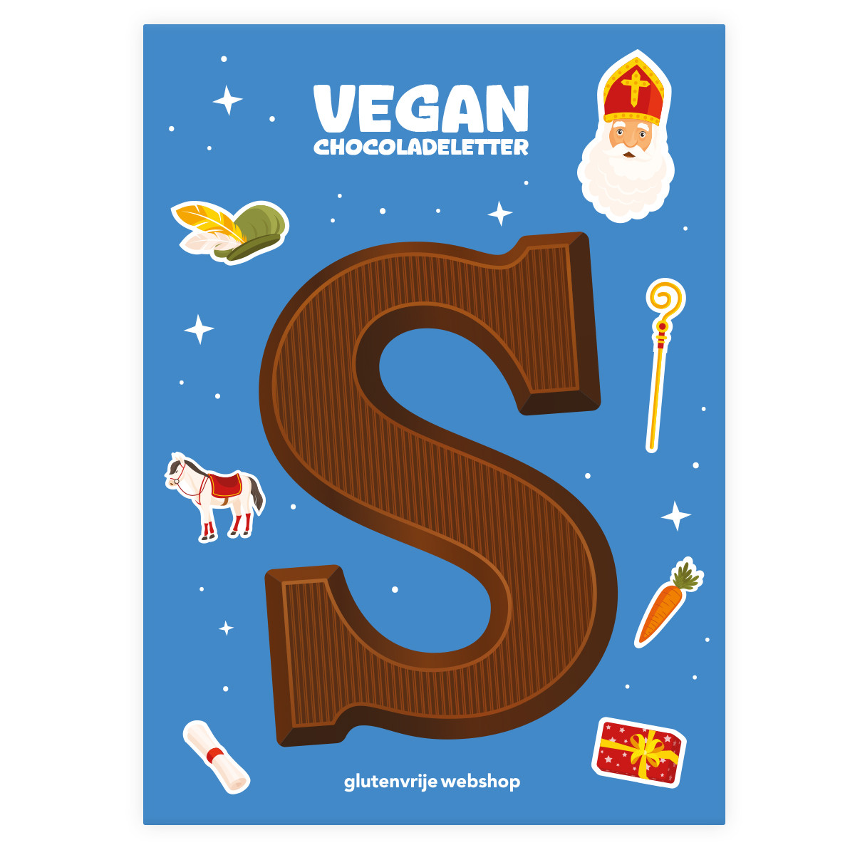 Glutenvrije Webshop Basics vegan chocoladeletter melk