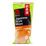 Obento japanse stijl vegan mayo sriracha